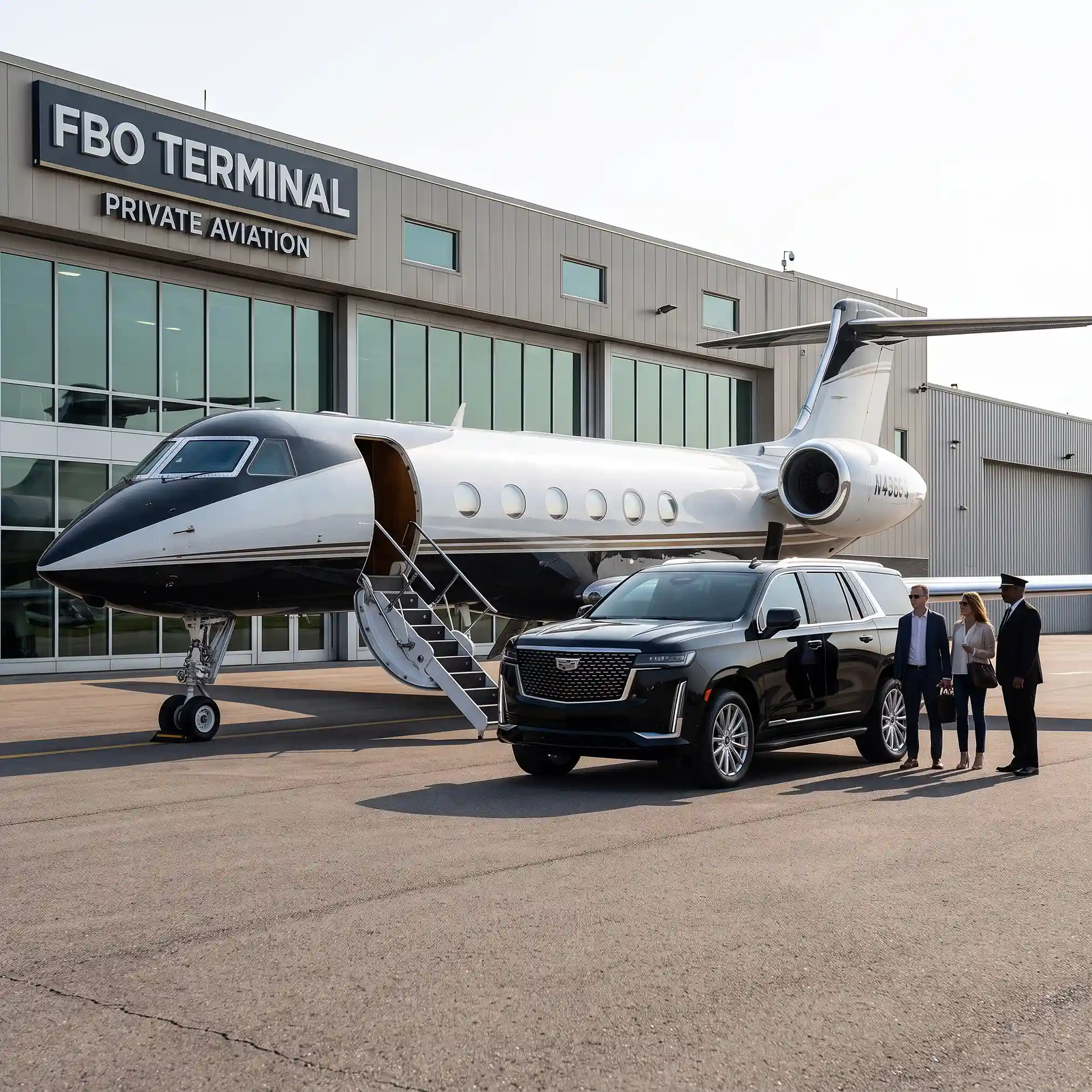 Luxury Pickups & FBO Private Aviation Transfers
